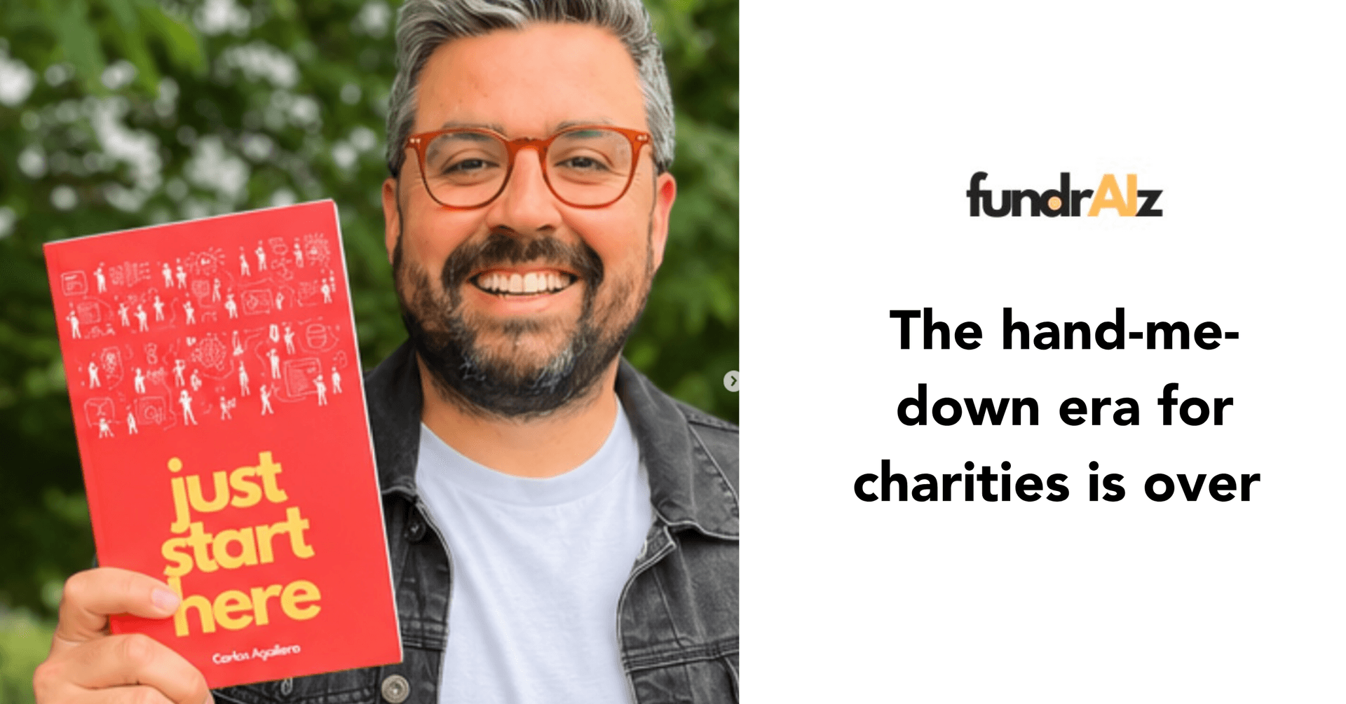 The hand-me-down era for charities is over 