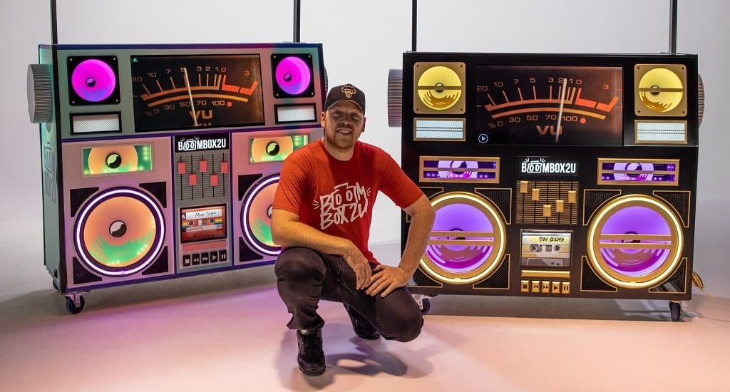 BoomBox Booth DJ in a box with Dan Rawson, Founder & Director of BoomBox Industries