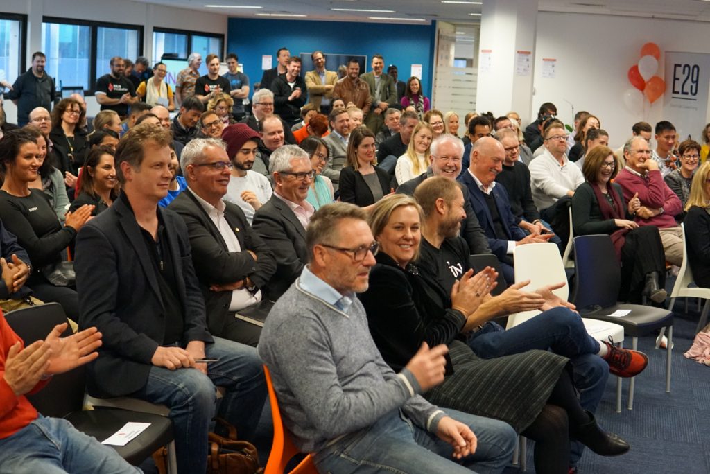 People at an event at the Canberra Innovation Network