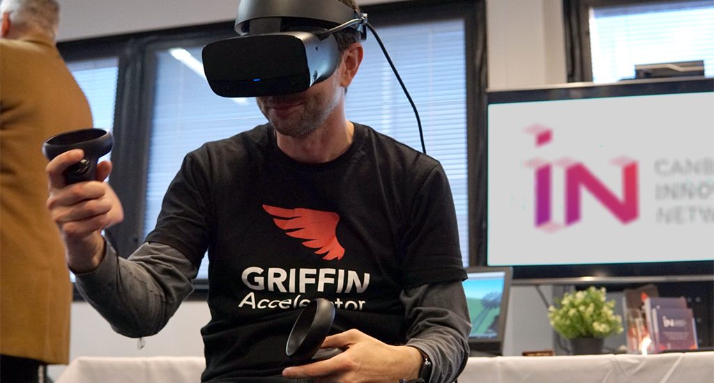GRIFFIN Accelerator company RecoveryVR showcasing