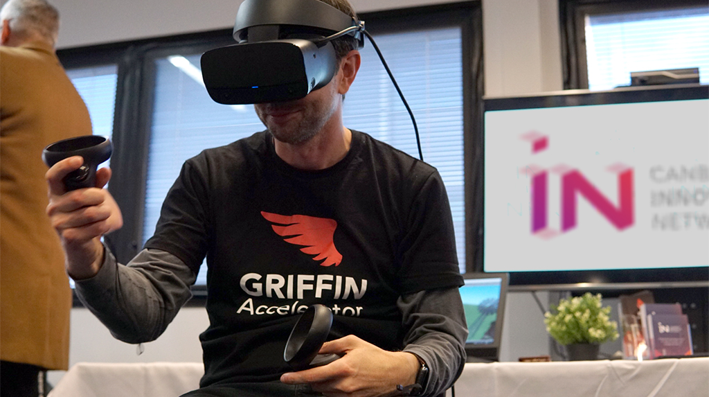 GRIFFIN Accelerator company RecoveryVR showcasing