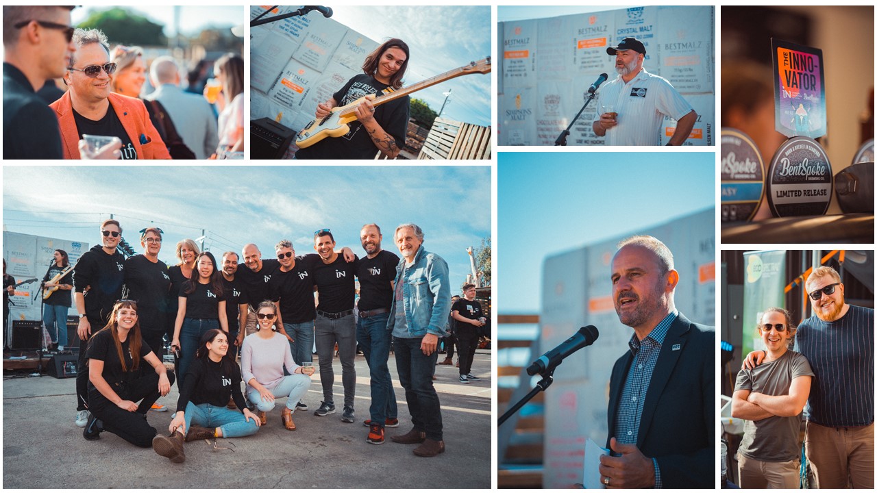 Collage of pictures of the 2019 Innovation Showcase