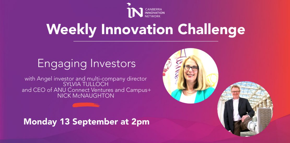 Weekly Innovation Challenge 4 Engaging Investors